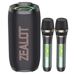 Enceinte Bluetooth portable extérieure RGB Zealot S76 50W, avec 2 micros, avec 1 micro, sans micro