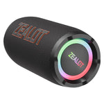 Enceinte Bluetooth portable extérieure RGB Zealot S76 50W, avec 2 micros, avec 1 micro, sans micro