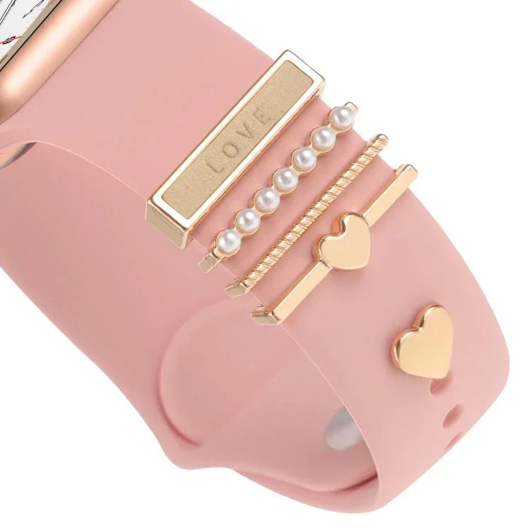 Smart Watch Band Decorative Ring Metal Accessories