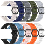 Bracelet de montre en silicone respirant xDfind, compatible avec Apple Watch 42/44/45/46/49 mm et Apple Watch 38/40/41/S10 42 mm.