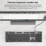 Clavier mécanique filaire Logitech K845 rétroéclairé, longueur de câble : 1,8 m, axe Longhua marron, axe Longhua rouge