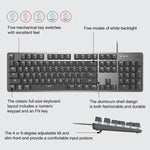Clavier mécanique filaire Logitech K845 rétroéclairé, longueur de câble : 1,8 m, axe Longhua marron, axe Longhua rouge