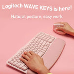 Clavier ergonomique sans fil Logitech WAVE KEYS