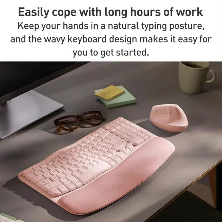 Clavier ergonomique sans fil Logitech WAVE KEYS