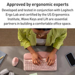 Clavier ergonomique sans fil Logitech WAVE KEYS