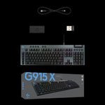 Clavier de jeu filaire Logitech G915 X profil bas