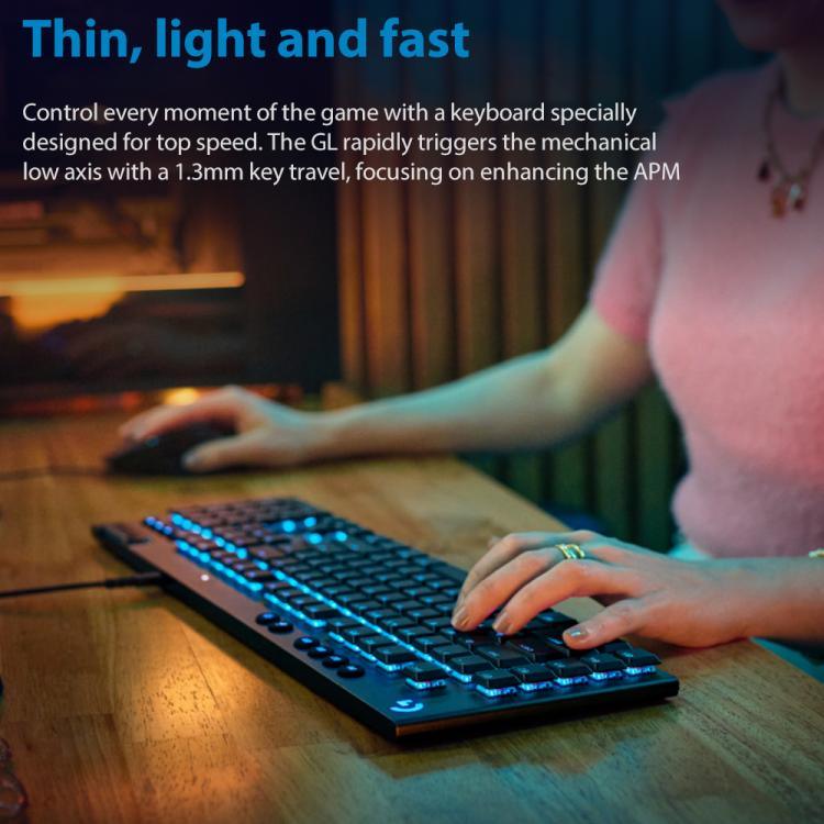 Clavier de jeu filaire Logitech G915 X profil bas