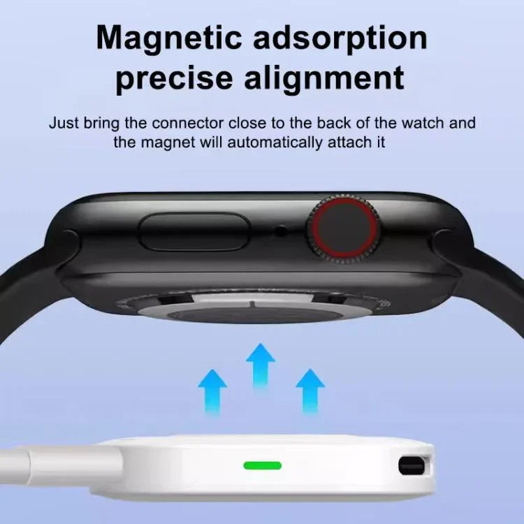 Chargeur magnétique sans fil portable xDfind 8 broches et Type-C pour Apple Watch