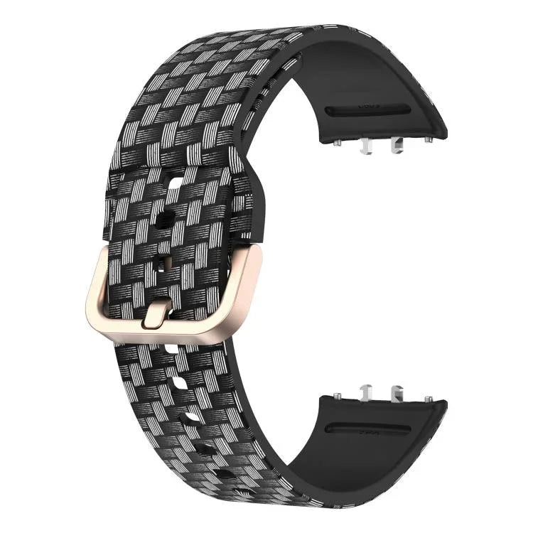 Bracelet de montre en silicone imprimé avec boucle dorée xDfind, pour Samsung Galaxy Fit3