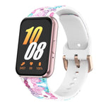 Bracelet de montre en silicone imprimé avec boucle dorée xDfind, pour Samsung Galaxy Fit3