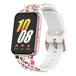 Bracelet de montre en silicone imprimé avec boucle dorée xDfind, pour Samsung Galaxy Fit3