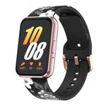 Bracelet de montre en silicone imprimé avec boucle dorée xDfind, pour Samsung Galaxy Fit3
