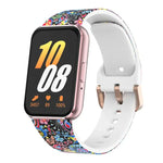 Bracelet de montre en silicone imprimé avec boucle dorée xDfind, pour Samsung Galaxy Fit3