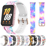 Bracelet de montre en silicone imprimé avec boucle dorée xDfind, pour Samsung Galaxy Fit3