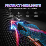 JYS NS2313 Souris et Pad de Contrôle Gauche et Droit Joy-Con Adaptateur Support, JYS-NS2313