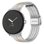 Bracelet de montre en acier inoxydable à boucle sept perles xDfind, pour Google Pixel Watch 4 / Watch 3 45 mm, pour Google Pixel Watch 4 / 3 / 2 / 1 41 mm