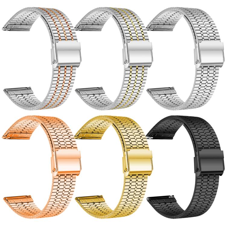 Bracelet de montre en acier inoxydable à boucle sept perles xDfind, pour Google Pixel Watch 4 / Watch 3 45 mm, pour Google Pixel Watch 4 / 3 / 2 / 1 41 mm