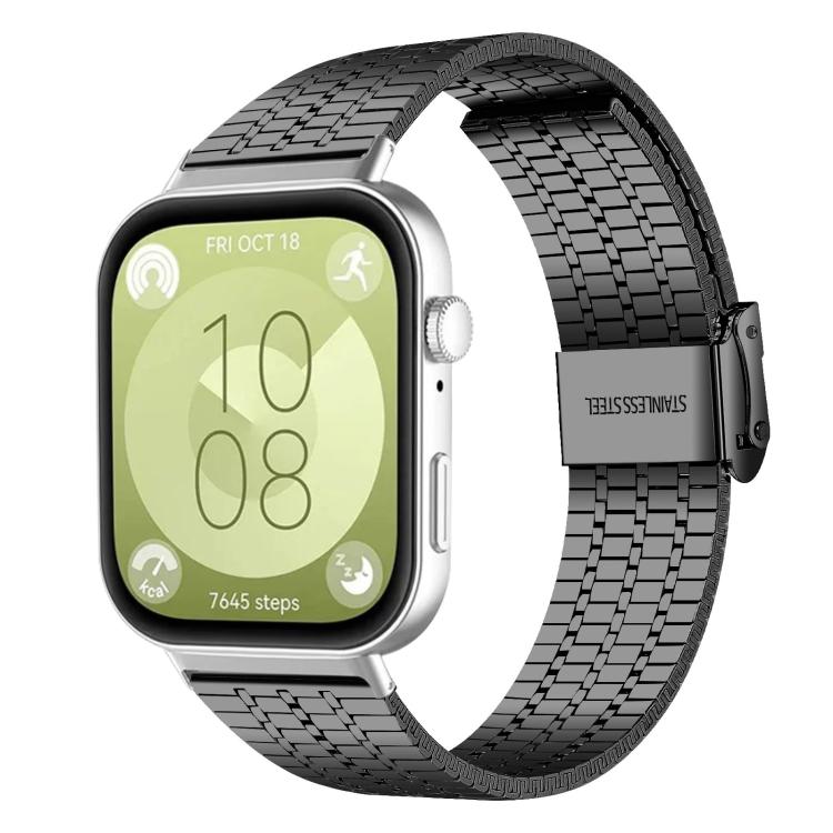 xDfind Seven Beads Buckle Stainless Steel Watch Band, For Huawei Watch Fit4 Pro / Fit4 / Fit3