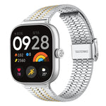 xDfind Seven Beads Buckle Stainless Steel Watch Band, For Xiaomi Band 10 Pro/9 Pro/Redmi Watch 6/5/4, For Redmi Watch 3 Active / Watch 3 Lite, For Redmi Watch 3