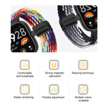 xDfind Magnetic Buckle Nylon Braid Loop Watch Band, For Xiaomi Band 9 Pro/8 Pro/Redmi Watch6/5/4