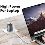 USAMS CC323 T66 45W USB-C / Type-C GaN Fast Charger, EU Plug, CC323