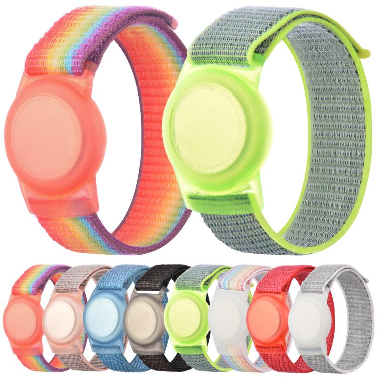 xDfind Bracelet de montre en nylon avec protection anti-perte pour AirTag 2e génération / AirTag 1re génération