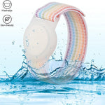 xDfind Bracelet de montre en nylon avec protection anti-perte pour AirTag 2e génération / AirTag 1re génération