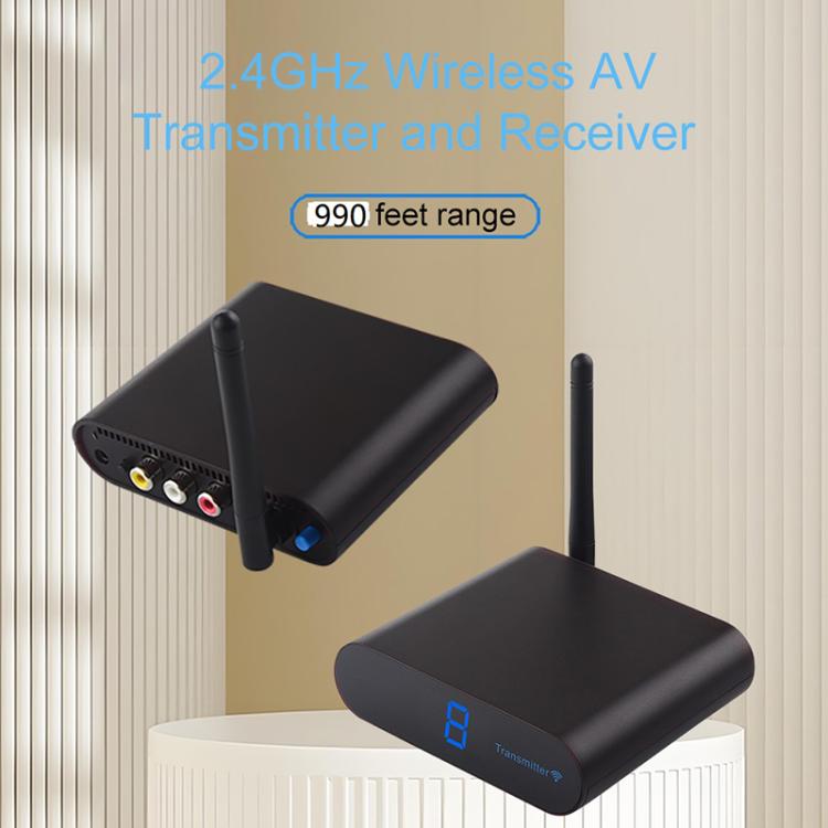 Measy AV230 Transmetteur et récepteur audio/vidéo sans fil 2,4 GHz 1TX vers 2RX, AV230-2
