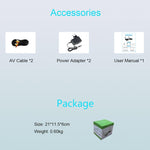 Measy AV230 Transmetteur et récepteur audio/vidéo sans fil 2,4 GHz 1TX vers 2RX, AV230-2