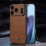 SULADA Coque de téléphone antichoc hybride en TPU et cuir faite à la main, pour iPhone 17 Pro Max, pour iPhone 17 Pro, pour iPhone 17, pour iPhone Air