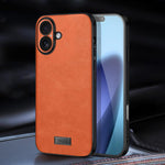 SULADA Coque de téléphone antichoc hybride en TPU et cuir faite à la main, pour iPhone 17 Pro Max, pour iPhone 17 Pro, pour iPhone 17, pour iPhone Air