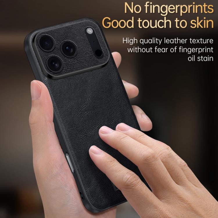 SULADA Coque de téléphone antichoc hybride en TPU et cuir faite à la main, pour iPhone 17 Pro Max, pour iPhone 17 Pro, pour iPhone 17, pour iPhone Air