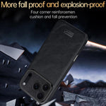 SULADA Coque de téléphone antichoc hybride en TPU et cuir faite à la main, pour iPhone 17 Pro Max, pour iPhone 17 Pro, pour iPhone 17, pour iPhone Air