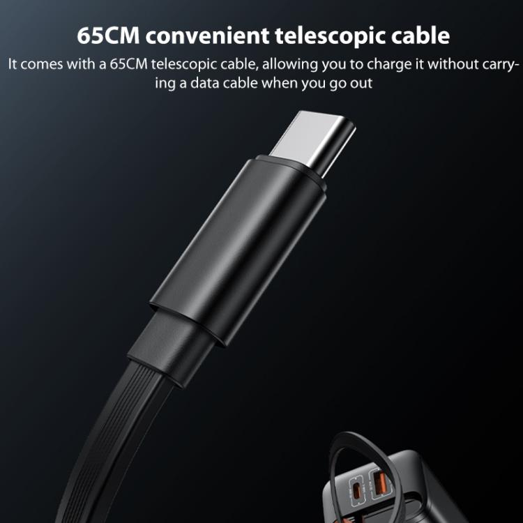 Chargeur rapide Yesido YC99 40W avec câble télescopique Type-C, YC99