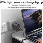 Chargeur rapide Yesido YC144 65W à trois ports, YC144