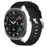 xDfind Bracelet de montre en nylon à deux sections, Pour Samsung Galaxy Watch Ultra / Ultra 2025, Pour Samsung Galaxy Watch8 / 8 Classic, Pour Samsung Galaxy Watch 7 / 6 / 5 / FE