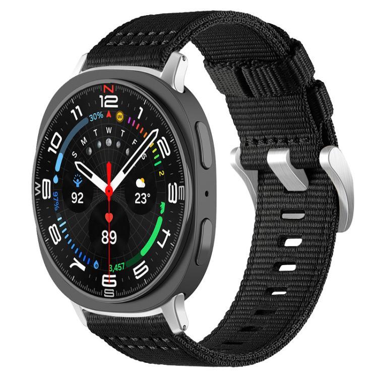 xDfind Bracelet de montre en nylon à deux sections, Pour Samsung Galaxy Watch Ultra / Ultra 2025, Pour Samsung Galaxy Watch8 / 8 Classic, Pour Samsung Galaxy Watch 7 / 6 / 5 / FE