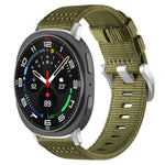 xDfind Bracelet de montre en nylon à deux sections, Pour Samsung Galaxy Watch Ultra / Ultra 2025, Pour Samsung Galaxy Watch8 / 8 Classic, Pour Samsung Galaxy Watch 7 / 6 / 5 / FE