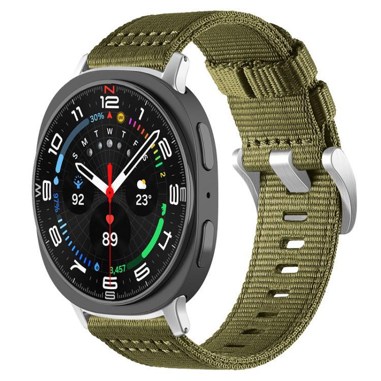xDfind Bracelet de montre en nylon à deux sections, Pour Samsung Galaxy Watch Ultra / Ultra 2025, Pour Samsung Galaxy Watch8 / 8 Classic, Pour Samsung Galaxy Watch 7 / 6 / 5 / FE