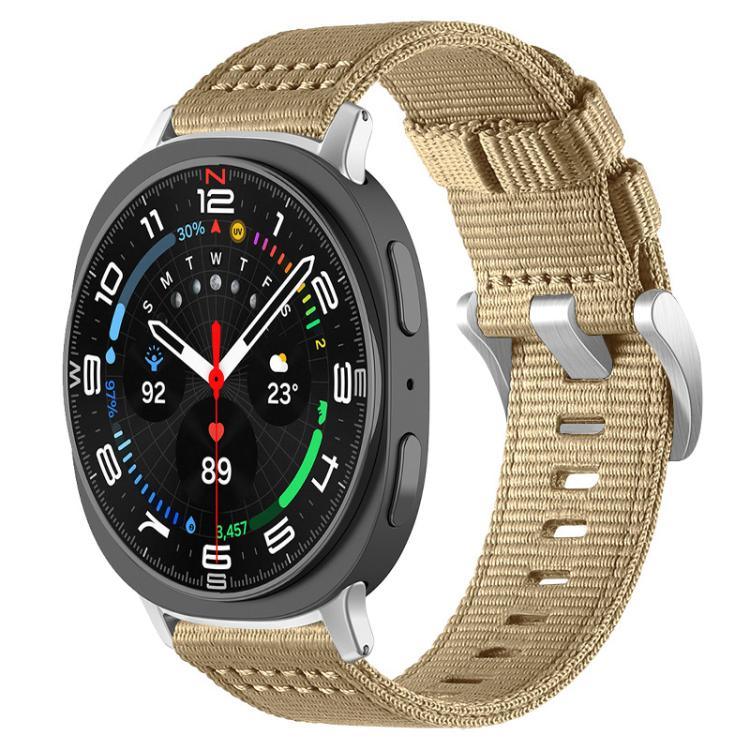 xDfind Bracelet de montre en nylon à deux sections, Pour Samsung Galaxy Watch Ultra / Ultra 2025, Pour Samsung Galaxy Watch8 / 8 Classic, Pour Samsung Galaxy Watch 7 / 6 / 5 / FE