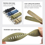xDfind Bracelet de montre en nylon à deux sections, Pour Samsung Galaxy Watch Ultra / Ultra 2025, Pour Samsung Galaxy Watch8 / 8 Classic, Pour Samsung Galaxy Watch 7 / 6 / 5 / FE