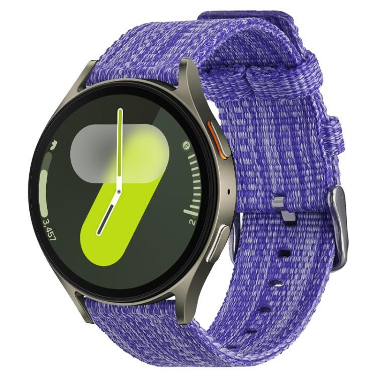 xDfind Nylon Canvas Watch Band, For Samsung Galaxy Watch Ultra / Ultra 2025, For Samsung Galaxy Watch8 / 8 Classic, For Samsung Galaxy Watch 7 / 6 / 5 / FE, For Samsung Galaxy Fit3