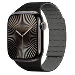 Bracelet de montre magnétique en silicone xDfind, couleurs contrastées, pour Apple Watch 42/44/45/46/49 mm et Apple Watch 38/40/41/S10 42 mm