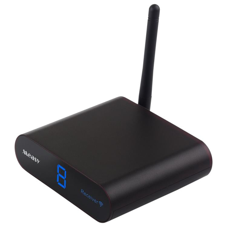 Measy AV240 Émetteur et récepteur audio/vidéo sans fil 2,4 GHz avec fonction de retour infrarouge, portée : 400 m, AV240 noir