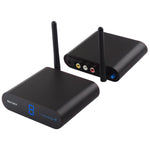 Measy AV550 Émetteur et récepteur audio/vidéo sans fil 5,8 GHz avec fonction de retour infrarouge, portée : 500 m, AV550 noir