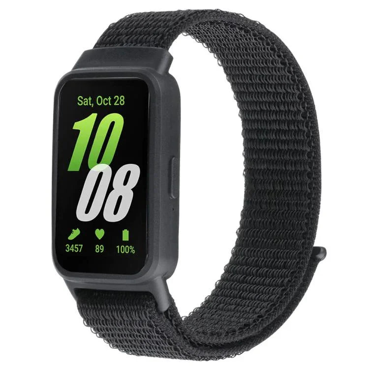 Bracelet de montre xDfind en nylon avec fermeture auto-agrippante intégrée, pour Samsung Galaxy Fit 3