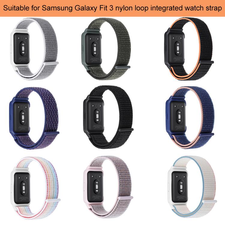 Bracelet de montre xDfind en nylon avec fermeture auto-agrippante intégrée, pour Samsung Galaxy Fit 3