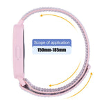 Bracelet de montre xDfind en nylon avec fermeture auto-agrippante intégrée, pour Samsung Galaxy Fit 3