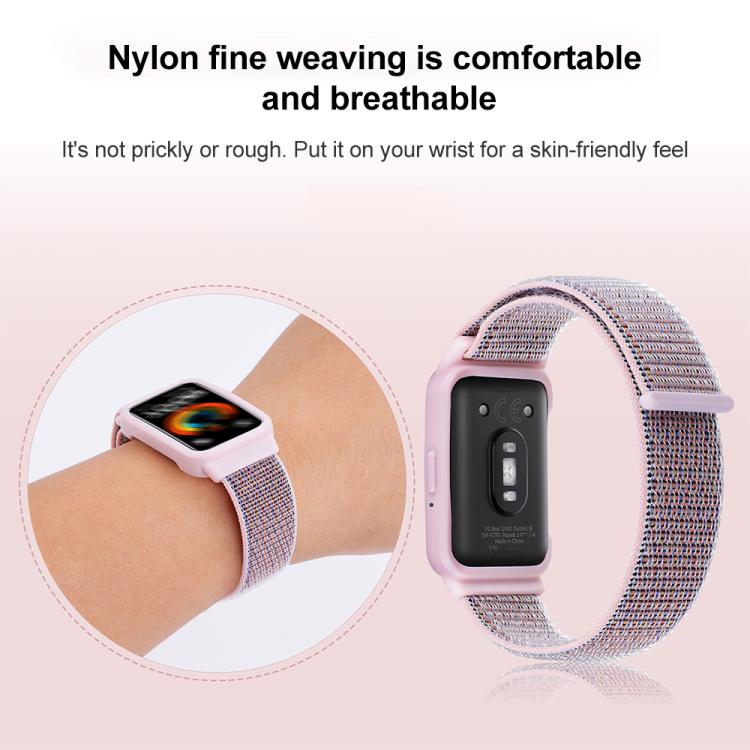 Bracelet de montre xDfind en nylon avec fermeture auto-agrippante intégrée, pour Samsung Galaxy Fit 3
