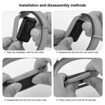 Bracelet de montre xDfind en nylon avec fermeture auto-agrippante intégrée, pour Samsung Galaxy Fit 3